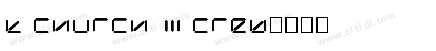 5 Churchill Cres字体转换